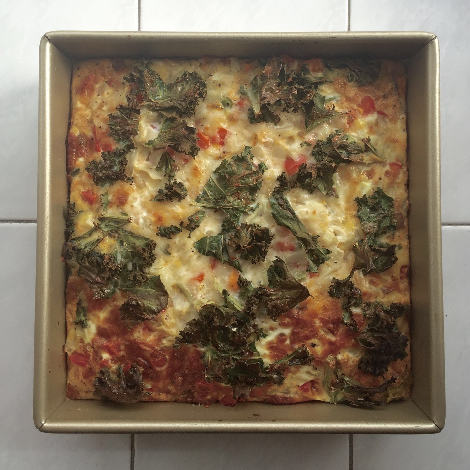 Sweet Potato Kale Egg Bake hungryhungryhoban